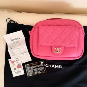 Chanel Pink Quilted Women's Bag